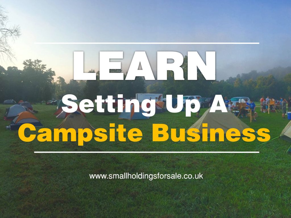 Learn setting up a campsite business