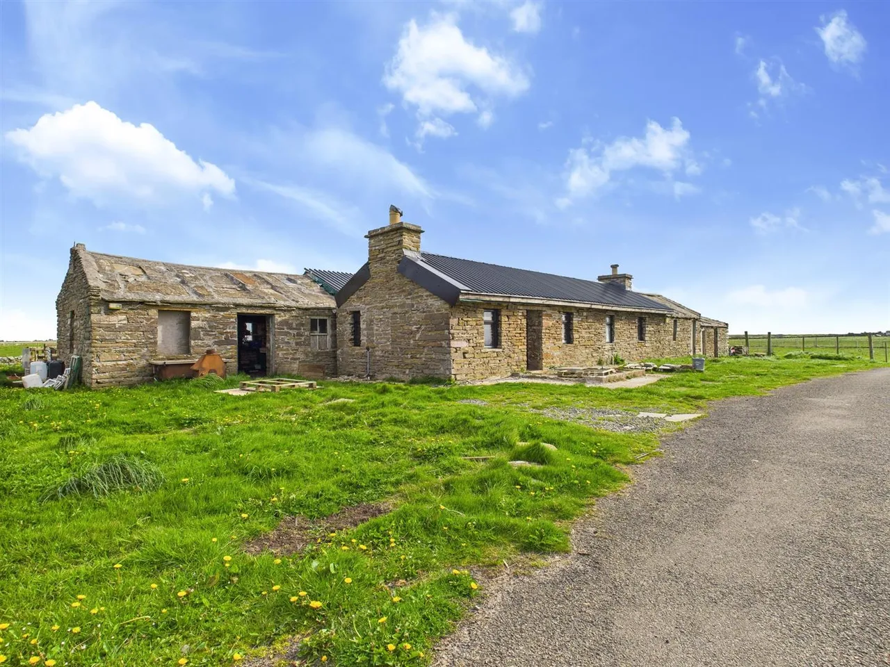 Partially Renovated Croft House For Sale With 7 Acres of Paddocks in ...